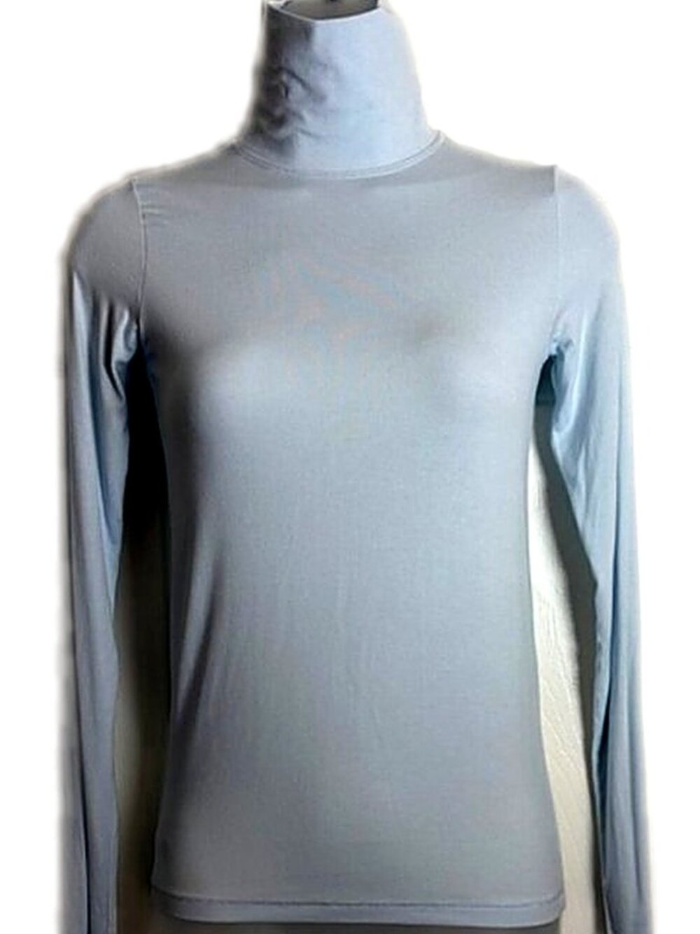 Outdoor Voices Top Women’s Blue Knit Turtleneck Modal Blend XS